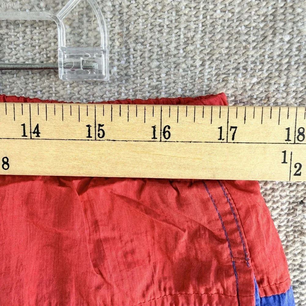 VTG Mens Sz Large Shorts‎ Givenchy Activewear Red Blue Swim Trunks Shorts